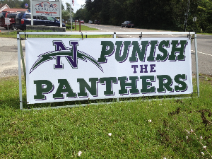 Printed banner design for event